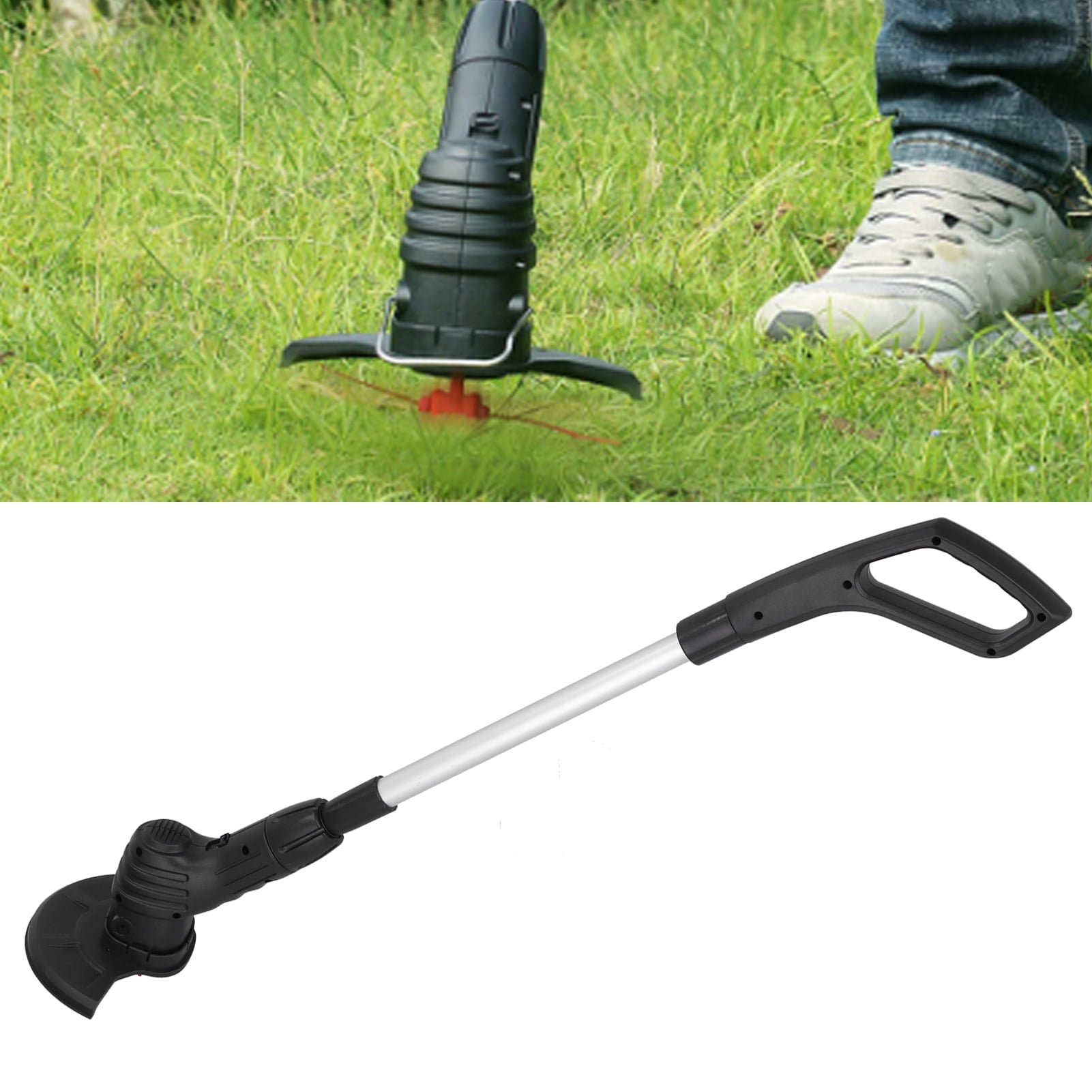 Spptty Field Mower,Lawn Equipment,Electric Lawn Mower Handheld Long Battery Life Household Cordless Small USB Rechargeable Field Mower