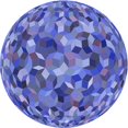 thumbnail image 1 of Ahgly Company Machine Washable Indoor Round Transitional Blue Area Rugs, 3' Round, 1 of 7