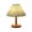 Vert, variante sur Lampe de Table pour Chambre, Lampe de Chevet à Gradation Infinie avec Abat-Jour en Tissu Couleur Lin en Forme d'Ombelle pour Salon, Bureau, Dortoir, Bois Massif, Ampoule DEL Incluse