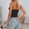 thumbnail image 4 of Women's Tube Top Sleeveless Stretchy Camisole Removable Padding Strapless Shirt For Layering And Outerwear, 4 of 4