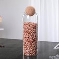 thumbnail image 4 of ziyahi Bouteille en Verre avec Bouchon en Liège Transparent Bocal de Rangement Scellé pour Bonbons Café 1600ml, 4 of 9