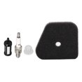 thumbnail image 3 of Kit de Réparation de Filtre à Air, Filtre à Air en Coton Filtre à Carburant Set Force Fiable pour Tondeuse à Gazon, 3 of 8
