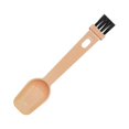 thumbnail image 1 of WHEANG Coffee Spoon With Grinder Brush 6 PCS 2 In 1 Brush For Cleaning Machines & Scooping Tea Powder Coffee Tool For Home Kitchen Café, 1 of 8