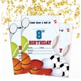 thumbnail image 2 of Darling Souvenir Blue Birthday Invitation Card 28 Pcs Fill or Write In Blank Invites Printable Party Supplies 5 x 7 Inches, 2 of 5
