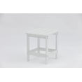 thumbnail image 2 of Tanfly White Side Table – 100% Weather Resistant Polycarbonate, UV Protected, Indoor and Outdoor Use, 2 of 4