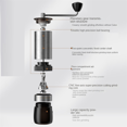 thumbnail image 4 of Moulin à Café Manuel Portable Moulin à Café Manuel Moulin Manuel Meuleuse à Main Amovible Machine à Café, 4 of 7