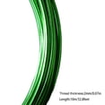 thumbnail image 4 of Aluminum Wire Thickness Bendable Wires Bike Easy to Use Material Thickness Easy Handy Installation Durability Rust-proof for Crafts DIY green, 4 of 9