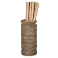thumbnail image 4 of Kouboo La Jolla Round Rattan Umbrella Stand with Water Catch Black-Wash, 4 of 5