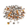 thumbnail image 1 of veasfak 50 Sets Double Side Rivets Studs DIY Shoes Clothes Snap Button 7mm - Yellow, 7mm, 1 of 7