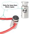 thumbnail image 1 of Unique Bargains 12 Pcs Spring Cord Locks Plastic Cord Fastener Single Hole Toggle Stoppers Sliders Silver Tone, 1 of 7
