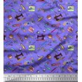 thumbnail image 1 of Soimoi Cotton Poplin Fabric Scissor,Buttons & Machine Sewing Decor Fabric Printed Yard 42 Inch Wide, 1 of 3