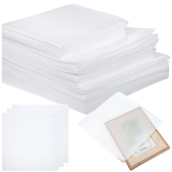 Shisuyan 120 Pcs Pochettes en Mousse Emballage en Mousse Emballage en Mousse Feuilles de Mousse Enveloppes de Coussin Pochettes en Mousse pour Déménagement Expédition