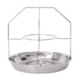 thumbnail image 1 of Siruishop BBQ Tray Holder Grill Rack Organizer Portable Barbecue Tray Recycling Basket L, 1 of 8