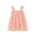 thumbnail image 1 of Kcodviy Enfants 16Y Plage Floral Tout-Petit Robe Chic Superposée Robes d'Anniversaire Filles Tout-Petit Sans Manches Été Plage Fête Robe Bébé Princesse Robes Tout-Petit Décontracté Sans Manches Robes Filles, 1 of 3
