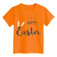 thumbnail image 4 of MIASHUI T-Shirt à Manches Courtes pour Filles Joyeuses Pâques T-Shirt Garçons Tee Confortable, Orange, 8-9 Ans, 4 of 4