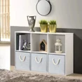 thumbnail image 2 of Bacs Cubes de Rangement Pliables en Tissu avec Poignée en Corde de Coton, Ensemble de 3 Paniers Boîtes Pliables et Résistants pour la Maison, le Bureau et les Soins Infirmiers, 2 of 7