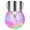 Colorful Light, variant on Birdeem Outdoor Solar Hanging Lights,Solar Glass Ball Pendant Light with Crackle Design,Led Rattan Ball Lantern for Garden Patio Yard Decoration,Weather-Resistant String Lights