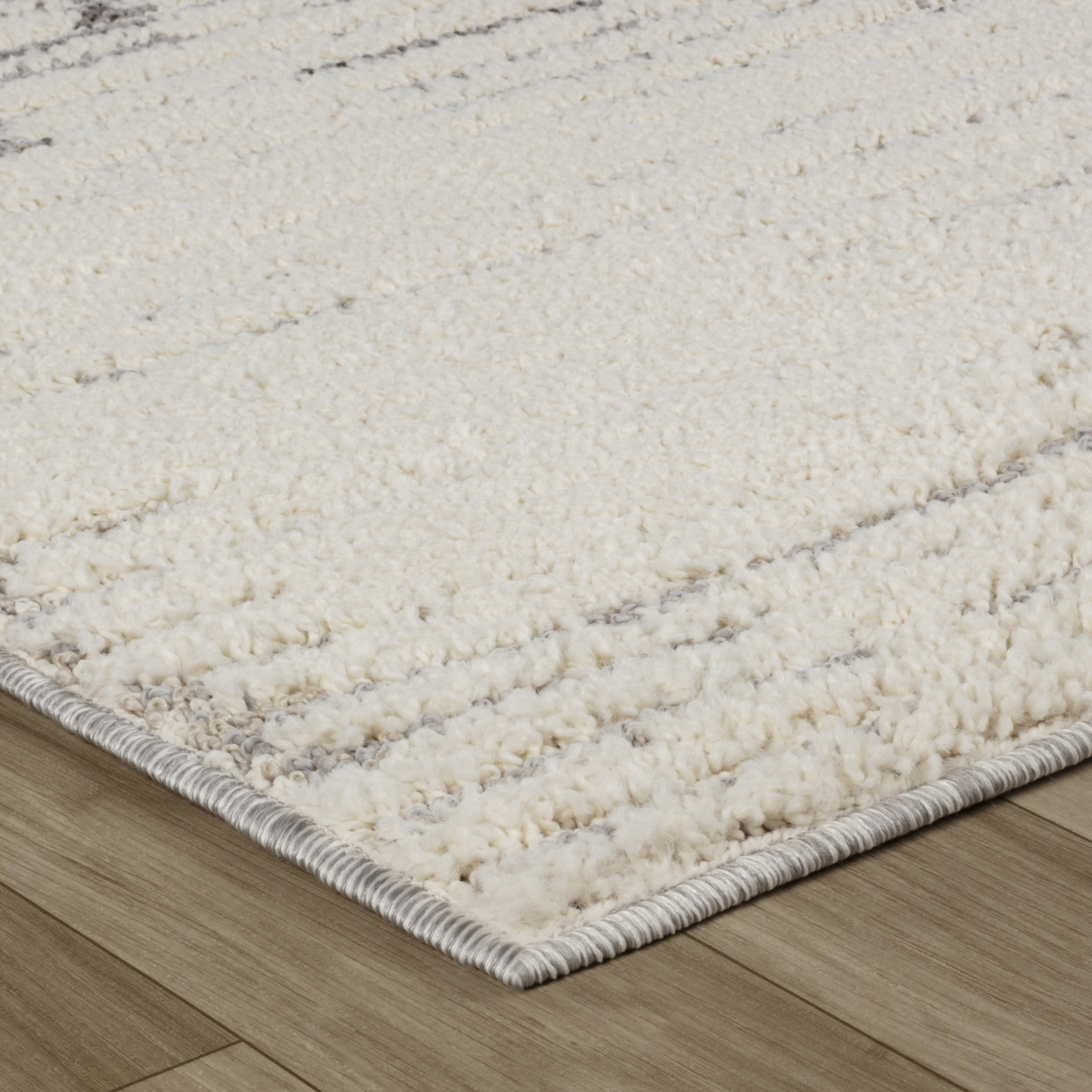 Tapis Branch Nimbus Tapis d'intérieur abstrait, gris crème, moderne - Salon, chambre, salle à manger et cuisine