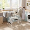 thumbnail image 4 of Costway Foldable Gullwing Clothes Drying Rack with 56" Adjustable Wings, 4 of 10