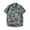 #4, variant on Pisexur Hawaiian Shirt for Men 2024 Boho Floral Print Collar Beach Shirts Regular Fit Short Sleeve Blouses Tops Tropical Casual Funky Button Down Shirts