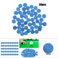 thumbnail image 1 of 50 Pcs Embouts en Cuir pour Queue de Billard de Piscine pour Rotation de Balle de Contrôle, Accessoire de Jeu de Snooker, 1 of 8