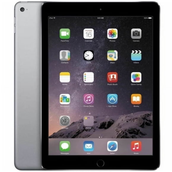 iPad Air 2 Apple Remis à Neuf (2e Gén.) 32 Go Wi‐Fi 9,7 Po Gris Cosmique MNV22LL/A 2016 (Remis à Neuf)