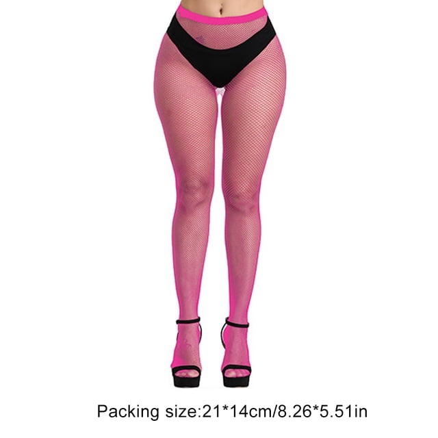 1 Paire de Bas Collants à Bretelles à la Mode Design Troué Saint-Valentin Saint-Valentin Attrayants Confortables au Toucher Collants Résille Robe Rose Rouge