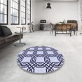 thumbnail image 4 of Ahgly Tapis Rectangulaire Lavable en Machine Intérieur Transitionnel Bleu Ciel, 8 Pieds x 12 Pieds, 4 of 7