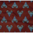 thumbnail image 4 of oneOone Organic Cotton Poplin Twill Fabric Floral Block Print Fabric BTY 42 Inch Wide, 4 of 4