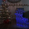 thumbnail image 1 of vidaXL Reindeer Christmas Decorations 3 pcs 60x16x100 cm Acrylic, 1 of 5