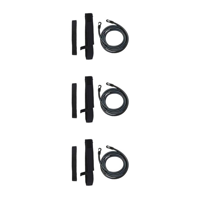 Baohd Swim Training Belt Adjustable And Comfortable Train Not Harder black-3meters 3Set