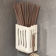 thumbnail image 1 of Product Category Storage Containers Wall Mount Utensil Holder Hanging Storage Organizer With Hooks Chopsticks Holder Cutlery Silverware Holder Storage Caddy For Forks Spoons Towel, 1 of 3