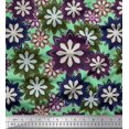 thumbnail image 1 of Soimoi Poly Georgette Fabric Artistic Floral Decor Fabric Printed Yard 42 Inch Wide, 1 of 3
