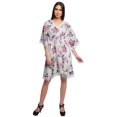 thumbnail image 3 of Moomaya Robe Courte de Caftan de Plage, Robe de Couverture Imprimée, Kaftan pour Femmes, Tenue de Plage, Couverture, 3 of 4
