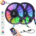thumbnail image 1 of 5M/4M/3M/2M/1M LED Strip Lights, Bluetooth LED Light Strips Wireless Music RGB Tape Lights with Remote Color Changing Rope Lights Smart Phone App Control for Home Parties Birthday Bar Club Decoration, 1 of 7