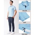 thumbnail image 4 of Polos de Golf pour Hommes à Manches Courtes, Évacuation de l'Humidité, Coupe Sèche, Motifs Imprimés, Polo de Performance à Col, Polos de Golf pour Hommes, 4 of 6