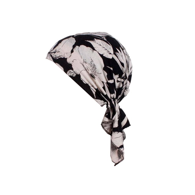 Chemo Chapeau Impression Foulard Femmes Coton Musulman Turban Stretch Perte de Cheveux Lié Baotou Couvre-Chefs