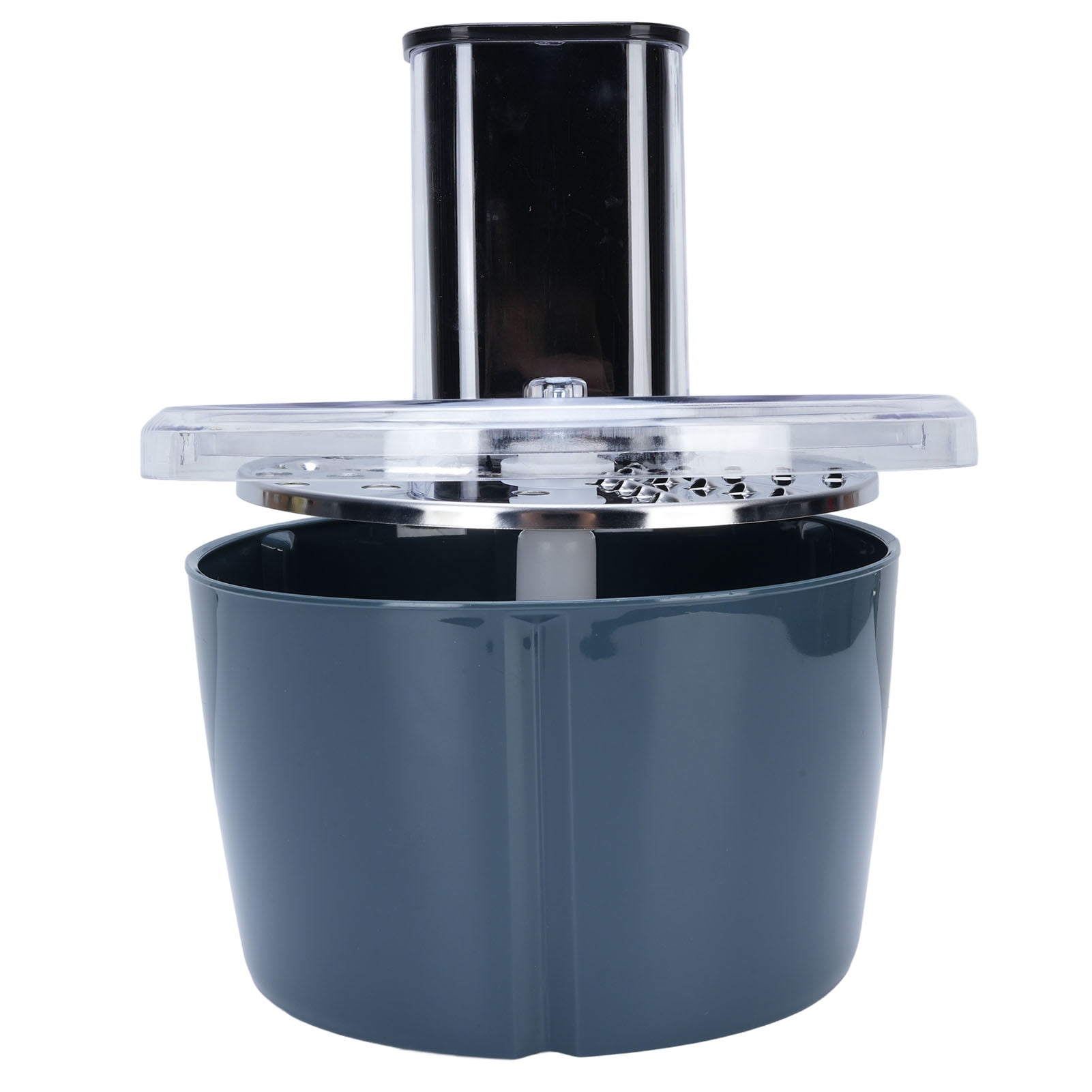 Food Processor Slice Shred Disc, Dual Sided Blade Food Processor Container Cutter Kit Easy Assembly Stainless Steel ABS for Cooking