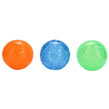 Dog Ball Toy,3Pcs/set Pet Dog Squeaky Dog Ball Pet Chew Toy Reliable and Durable
