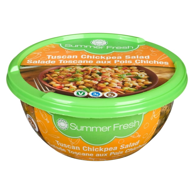 Summer Fresh Tuscan Chickpea Salad