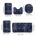 thumbnail image 3 of LSLJS Mixed Colors Bath Mats 5 Set Bathroom Rugs for 5PCS Toilet Mats Universal Soft Comfortable Water Absorption Non-Slip Thick Machine Washable Easy Dry Dark Color Home Accessories, 3 of 8