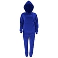 thumbnail image 4 of Ensemble de Deux Pièces pour Femmes 2023 Mode Poche Col Rond Décontracté Manches Longues Chandail en Molleton + Pantalon Ensemble de Sport pour Femmes en Solde, 4 of 7