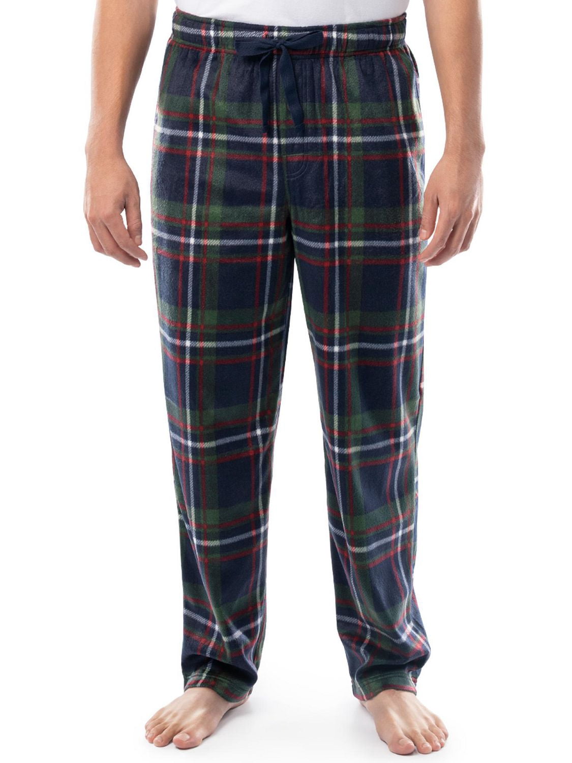 Fruit of the Loom Men's Microsuede Fleece Lounge Pants, green