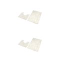 thumbnail image 3 of kurtrusly 1/2/3 Polyester Chenille Rug Carpet With Soft Texture Good Stepping Feeling And Strong Grip Prompt White 50*80+50*50 2PCS, 3 of 6