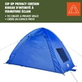 thumbnail image 4 of Ozark Trail Pop up Tent Shelter, Easy Set Up, 2 Person, Blue,Size: 78.7in W x 52in D x 50in H, 4 of 15