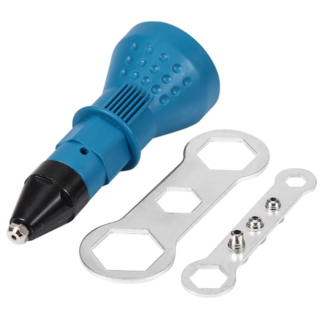 Perceuse sans fil Kit d'adaptateur de pistolet à Riveteuse électrique Adaptateur de Perceuse à écrou de rivet Outil de rivetage Insertion d'écrou Outil à main Accessoires de machine électrique