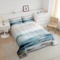 thumbnail image 4 of Erosebridal Ensembles de Literie Ombrés Abstraits avec Couette, Ensembles de Couette à Impression à l'Huile, Couette Chic Abstraite Réversible en Duvet, Légère Décoration de Chambre, 2 Pcs, 4 of 8