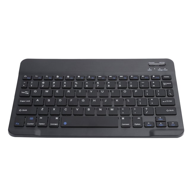 Clavier d'Ordinateur, Clavier Portable Étanche et Anti-Poussière Clavier Rétro pour IOS / / Noir
