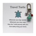 thumbnail image 1 of WIFKLSIIPG 26 Letter Handmade Turtle Keychain Turtle Combination Pendant 26 Letter Surname Travel Turtle Keychain Pendant 26 Letter Surname Mark Alphabet Gemstone Turquoise Jewelry Pendant, 1 of 3