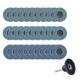 thumbnail image 1 of Professional 2 Inch Zirconia Alumina Sanding Discs, Industrial Grade Flap Discs for Quick Change Applications, Safety Torque Spiral Design, Grinding Wheels for Metal, Rust, 1 of 5